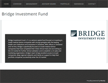 Tablet Screenshot of bridgefundllc.com